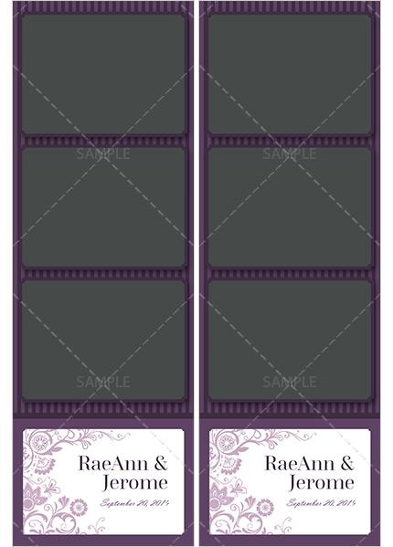 Luxe Stripes - 3UP Photo Strips