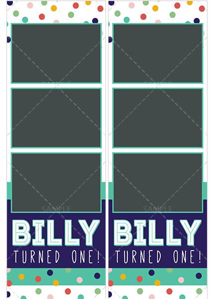 Confetti Billy - 3UP Photo Strip