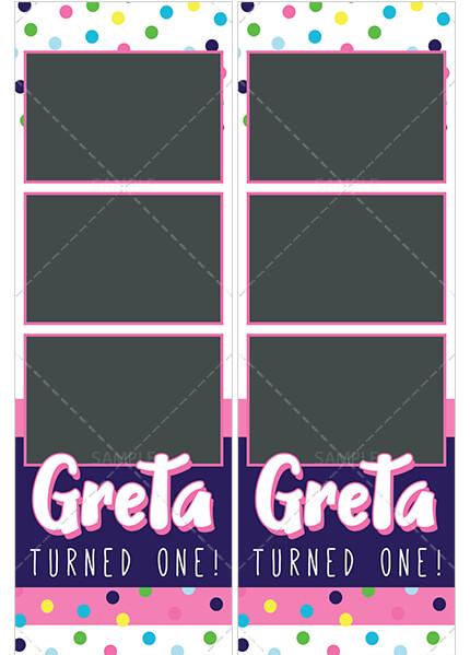 Confetti Greta - 3UP Photo Strip