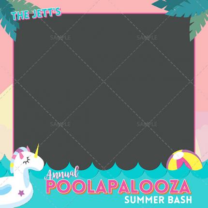 Pool Party Unicorn Square