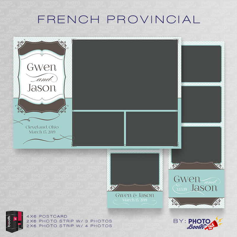 French Provincial Darkroom Booth Templates