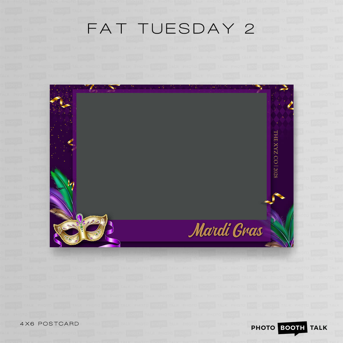 Fat Tuesday 2 – For Darkroom Booth | Photo Booth Talk